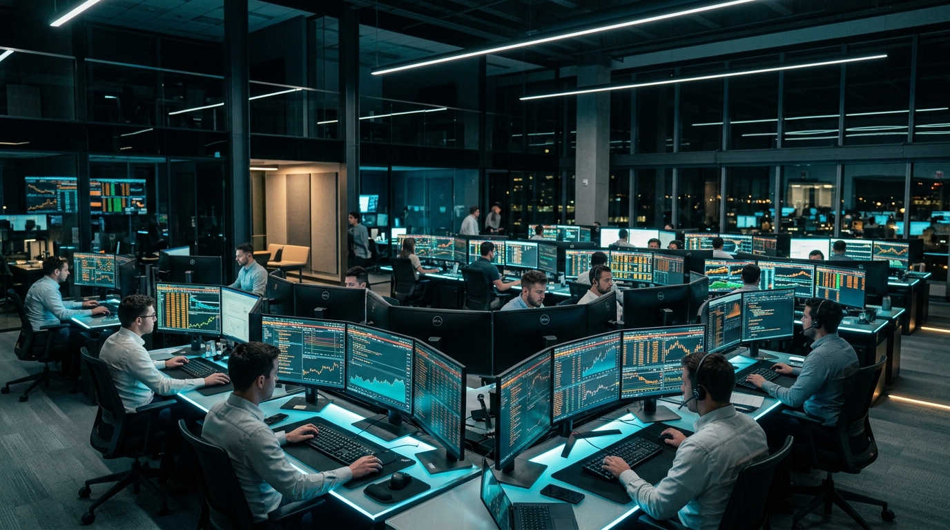 Institutional Quantitative Trading Floor